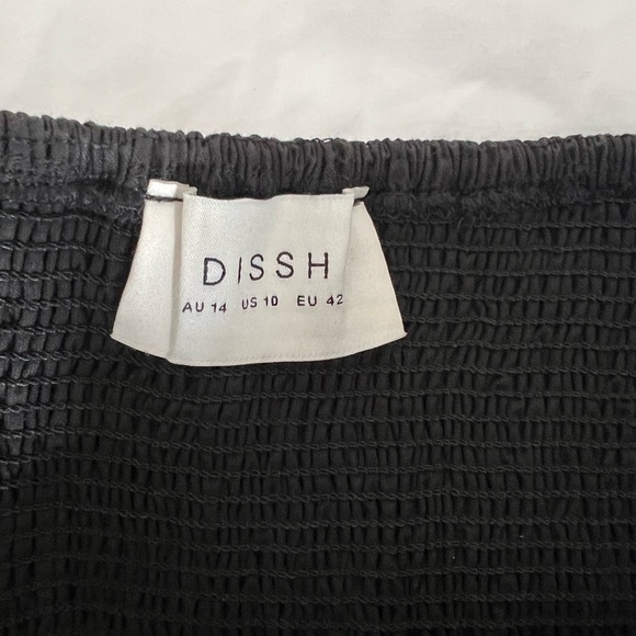 DISSH Milano Black MIDI Dress